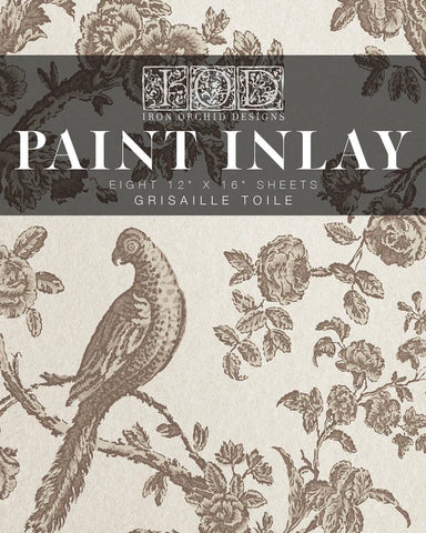 Grisaille Toile - Paint Inlay - Iron Orchid Designs