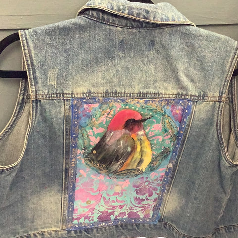 Painted Jeans Jacket - Painted by Tabitha