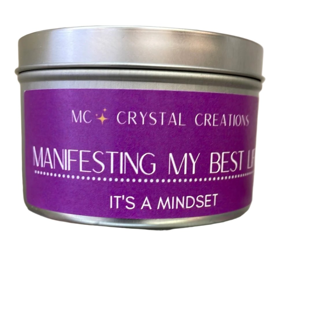Candle in a Tin - MC Crystal Creations