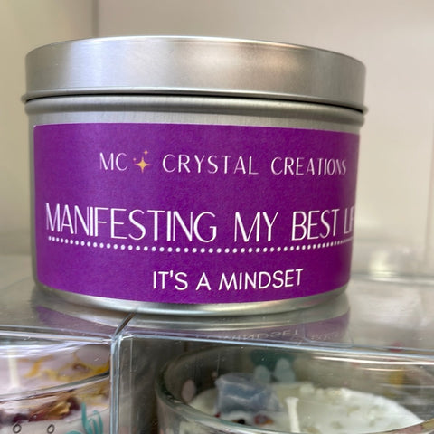 Candle in a Tin - MC Crystal Creations