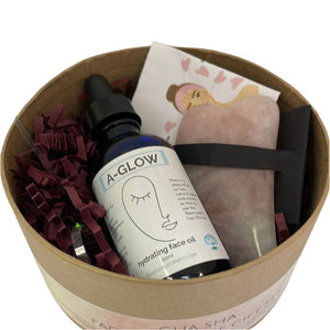 Gua Sha Facial Massage Gift Set - Flora & Fauna Aromatics