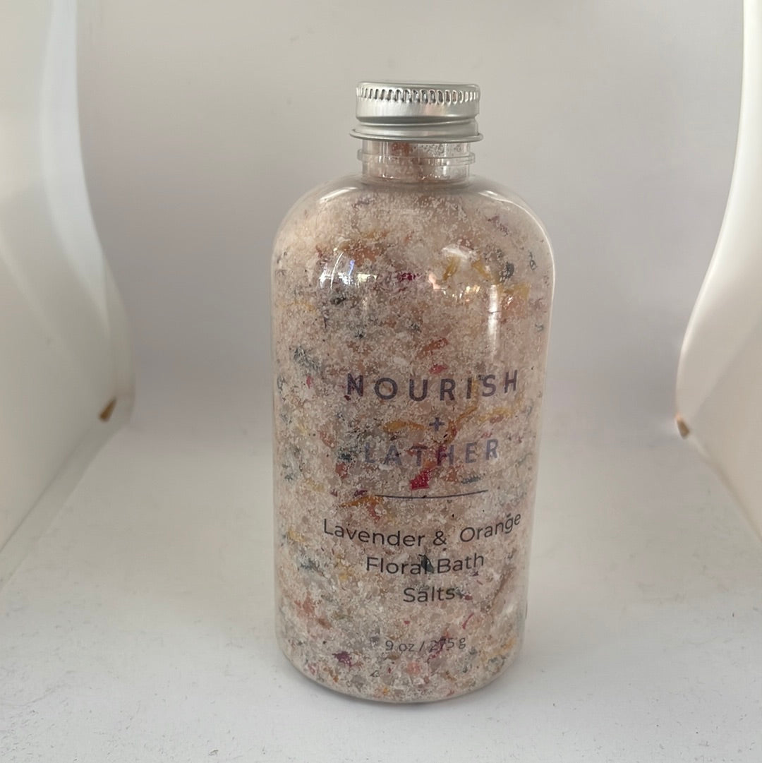 Bath Salts - Lavender Orange - Nourish + Lather