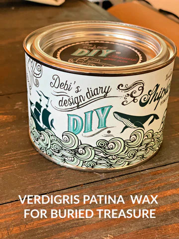 Verdigris Shiprwrecked Patina Wax 13.5 oz. - DIY Paint